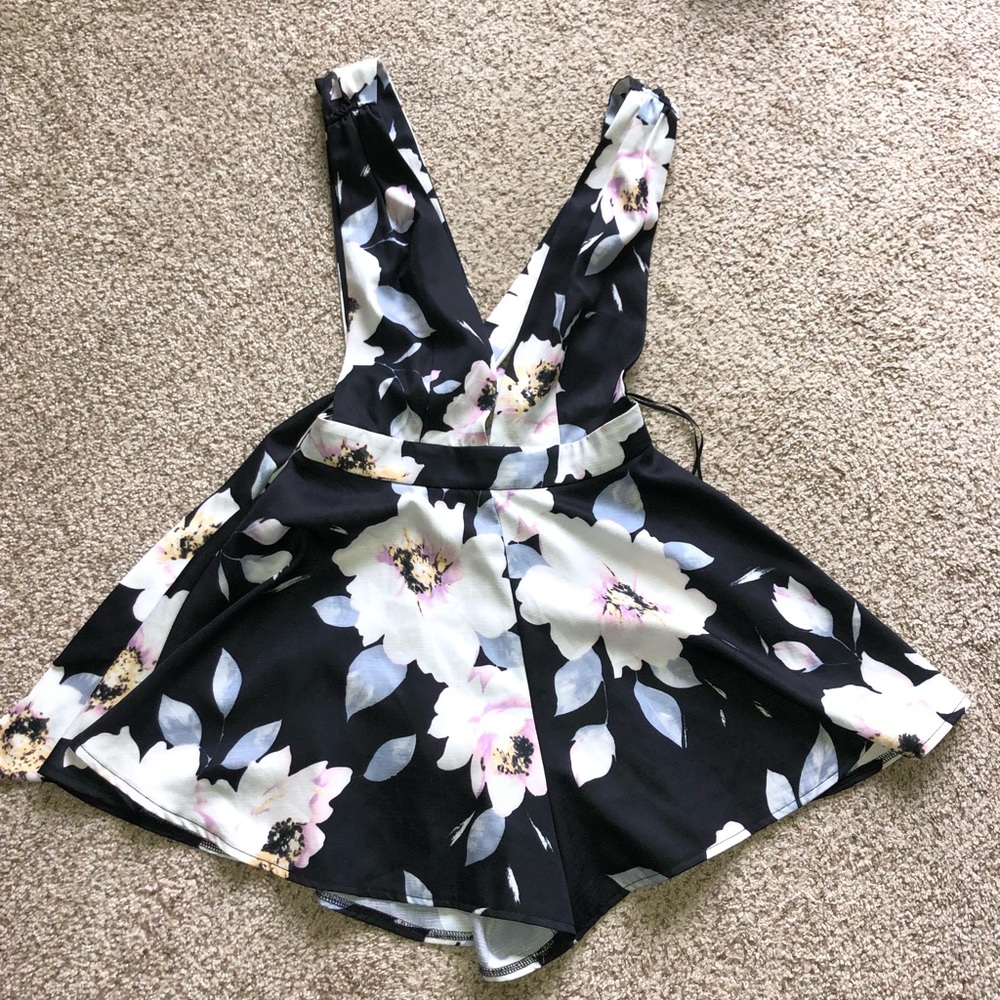 Cross Romper Dress